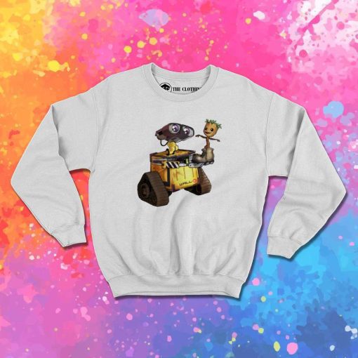 Wall-E And Groot We Are Friends Sweatshirt
