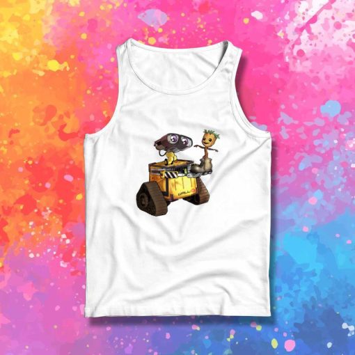 Wall-E And Groot We Are Friends Tank Top