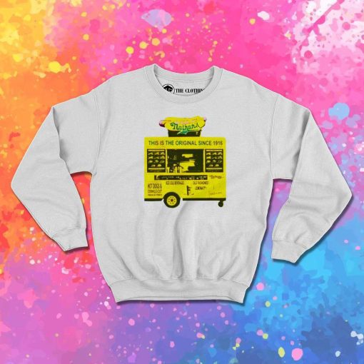 Yellow New York Hot Dog Stand Sweatshirt