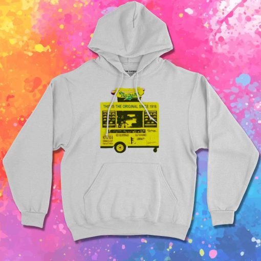 Yellow New York Hot Dog Stand Hoodie