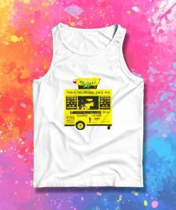 Yellow New York Hot Dog Stand Tank Top