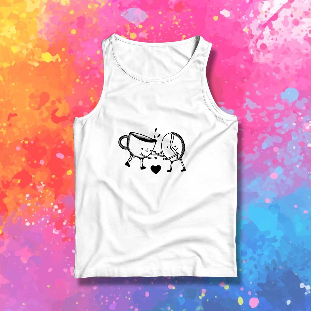 A Cup Of Coffee Friendship Tank Top