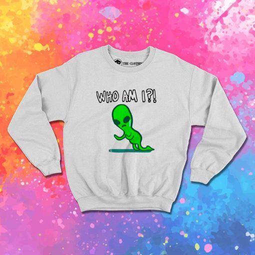 Alien Identity Crisis Who Am I Sweatshirt