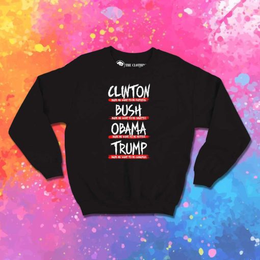 American Presidents Inspire Me Sweatshirt