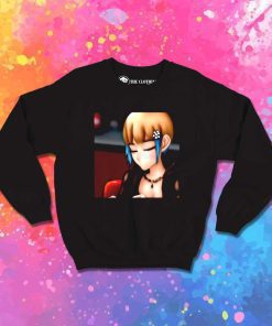 Anime Girl Waiting For Coffee Sweatshirt