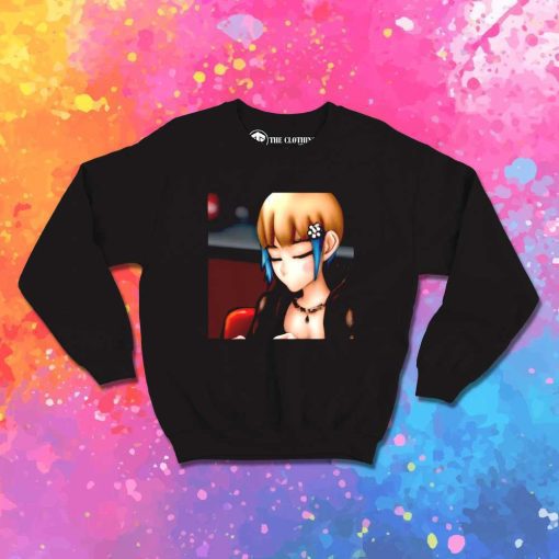 Anime Girl Waiting For Coffee Sweatshirt