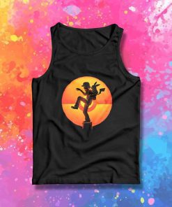 Ash Ketchum Pokeball Sunset Tank Top