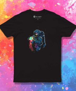Astronaut Jellyspace Galaxy T-Shirt