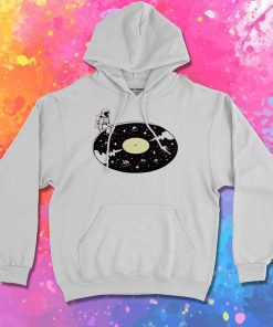 Astronaut Space Vinyl Record Hoodie