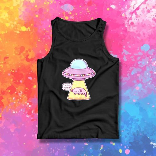 Axolotl Going Home With Alien Tank Top