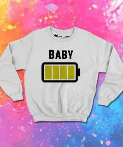 Baby Yoda Green Battery Sweatshirt