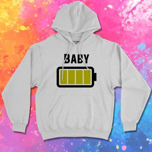 Baby Yoda Green Battery Hoodie