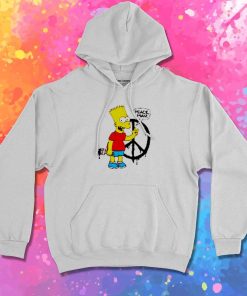 Bart Simpsons Peace Man Hoodie