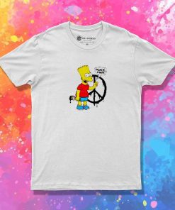 Bart Simpsons Peace Man T-Shirt