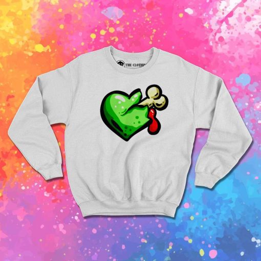 Broken Zombie Heart Sweatshirt