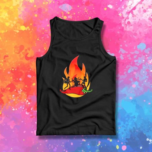 Burning Red Hot Chili Peppers Tank Top