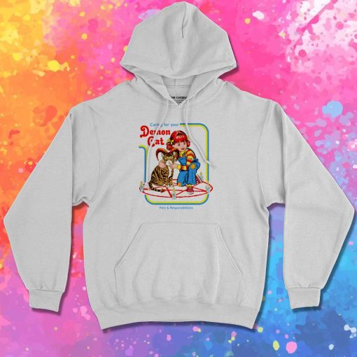 Caring For Your Demon Cat Hoodie
