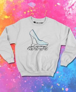 Cinderella Roller Glass Shoes Sweatshirt