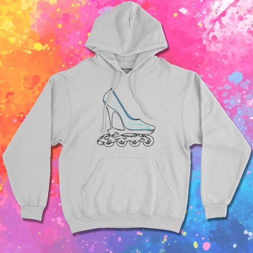 Cinderella Roller Glass Shoes Hoodie