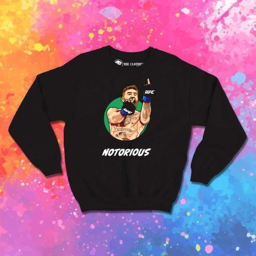 Conor McGregor Notorious Middle Finger Sweatshirt