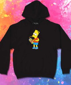 Crazed Bart Simpsons Drink Hoodie