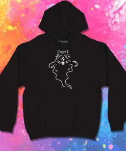 Cute Cat Ghost Ectoplasm Hoodie