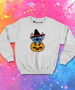 Cute Stitch Halloween Witch Sweatshirt
