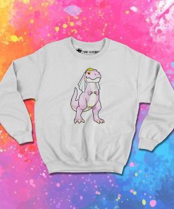 Dinosaur Pink T-Rex Bride Sweatshirt
