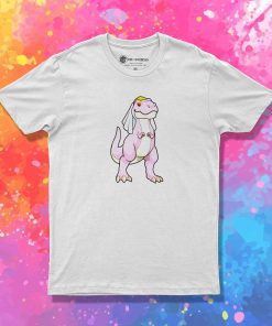 Dinosaur Pink T-Rex Bride T-Shirt