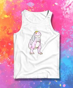 Dinosaur Pink T-Rex Bride Tank Top