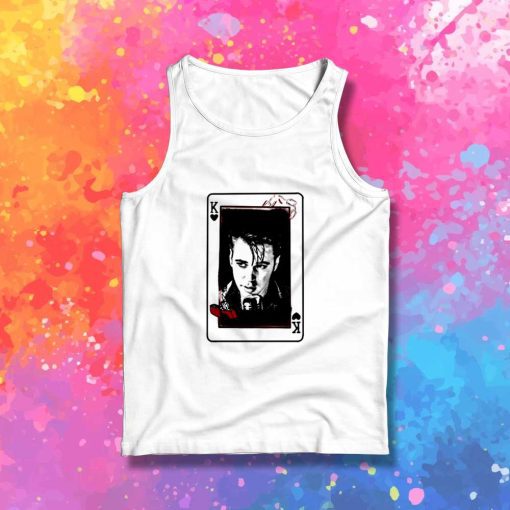 Elvis Presley King Card Tank Top