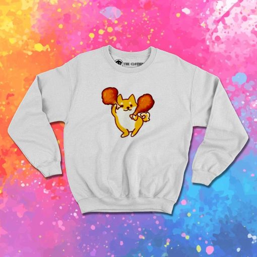 Fried Chicken Shiba Dancing Sweatshirt