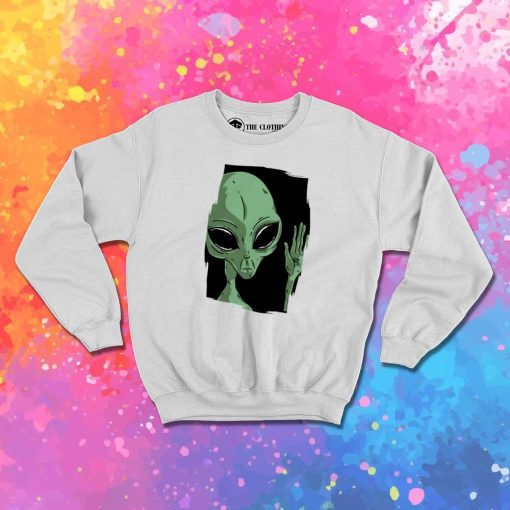 Goodbye Alien From Window Sweatshirt