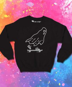 Halloween Ghost Skater Sweatshirt