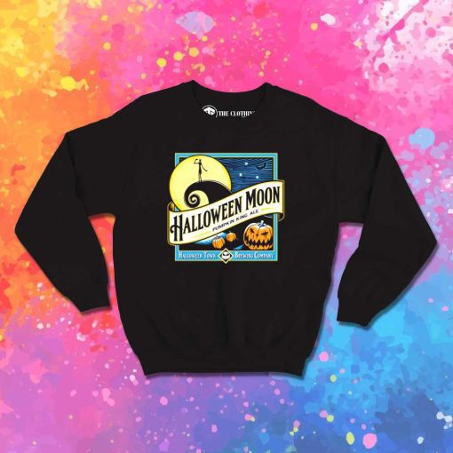 Halloween Moon Pumpkin King Ale Sweatshirt