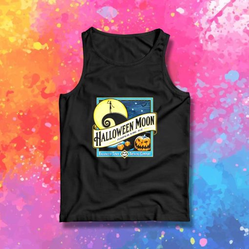 Halloween Moon Pumpkin King Ale Tank Top
