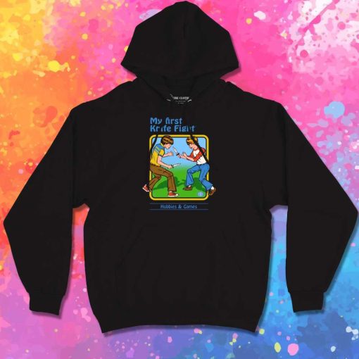 Halloween My First Knife Fight Hoodie
