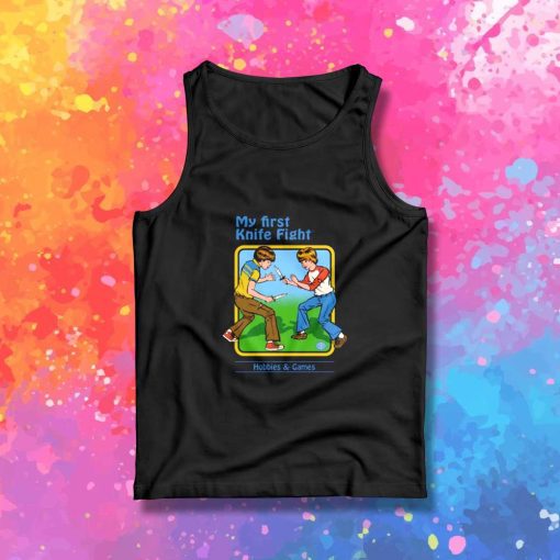 Halloween My First Knife Fight Tank Top