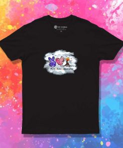 Halloween Peace Love Jack O Lantern T-Shirt