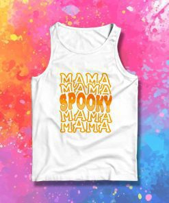 Halloween Spooky Mama Quote Tank Top