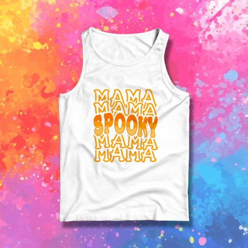 Halloween Spooky Mama Quote Tank Top