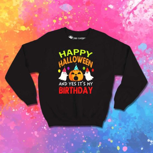 Happy Halloween Birthday Sweatshirt