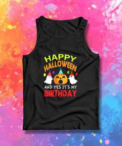 Happy Halloween Birthday Tank Top