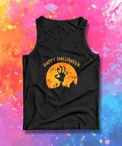Happy Halloween Zombie Tank Top