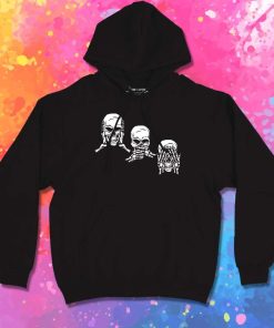 Hear Speak See No Evil Skeleton Hoodie