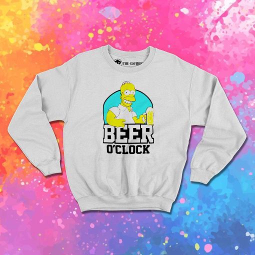 Homer Simpsons Beer Time Sweatshirt