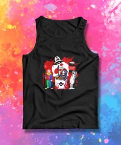 Horror Movie And Coffee For Halloween Tank Top