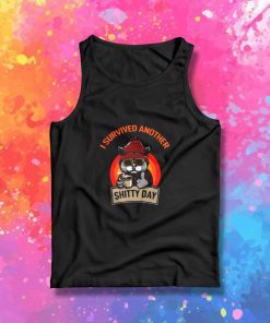 I Survived Another Shitty Day With Coffee Tank Top