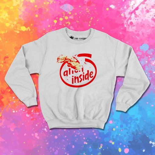 Intel Alien Inside Logo Sweatshirt