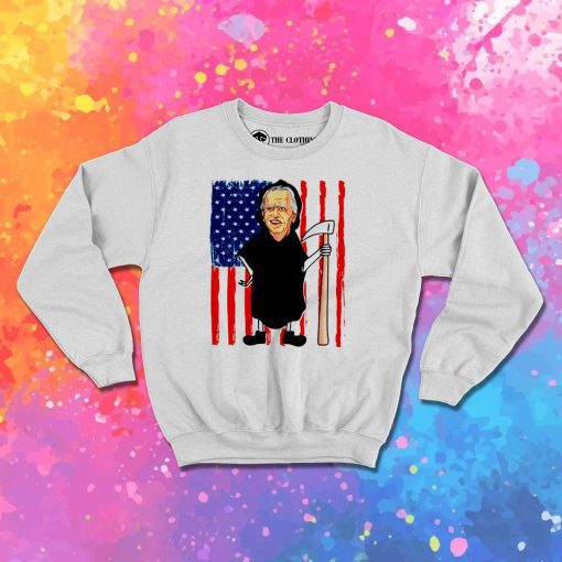 Joe Biden Grim Reaper Halloween Sweatshirt